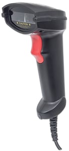 Manhattan 177429 Barcode Scanner Handheld 1D/2D Laser Barcode Scanner, Black