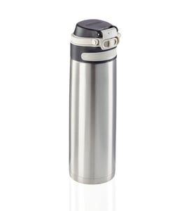 Leifheit 03272 Reisebecher 600 ml Silber Edelstahl