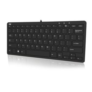 Adesso SlimTouch 510 tangentbord, universellt USB QWERTY, amerikansk engelska, svart