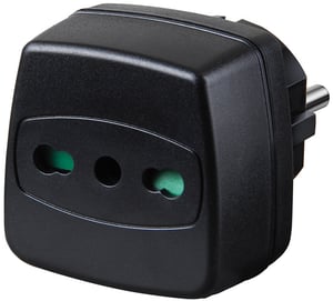 Brennenstuhl Travel Adapter strömadapter/omvandlare Svart