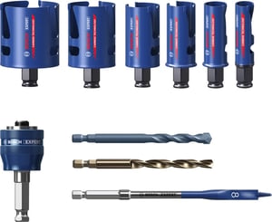 Bosch EXPERT CONSTRUCTION MATERIAL Drill Bit Set for Drilling Holes, 6-piece set.