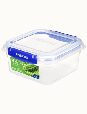 Sistema 881650 matförvaringsbehållare, fyrkantig, 1,15 l, genomskinlig, 1 st.