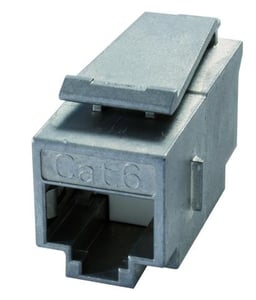 Telegärtner J00029A0061 RJ45 Cable Adapter, Gray
