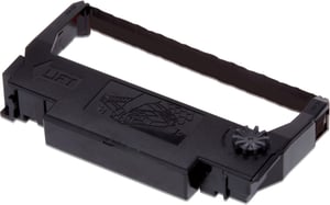 Epson färgbandskassett TM-300/U300/U210D/U220/U230, svart/röd (ERC38BR)
