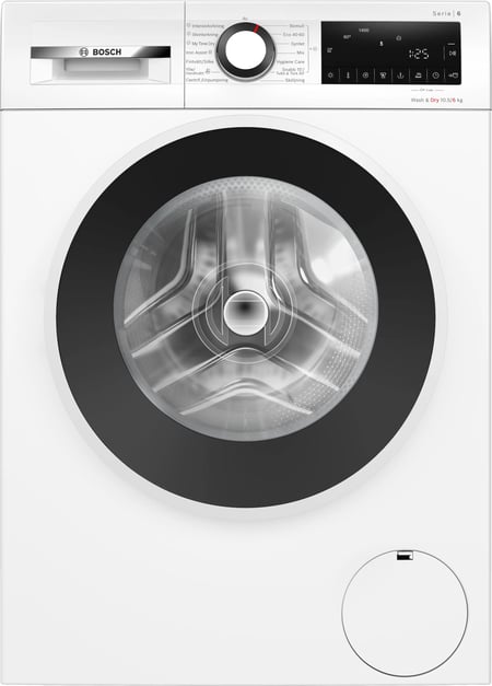Bosch Serie 6 WNG2540LSN pralko-suszarka Wolnostojący Od przodu Biały