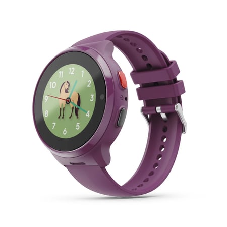 Hama 00178673 smartwatch / zegarek sportowy 3,02 cm (1.19") AMOLED Cyfrowy Ekran dotykowy Bordowy GPS