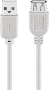 Goobay 68716 USB-Kabel USB 2.0 3 m USB A Grau