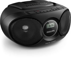 Philips AZ215B/05 domowe urządzenie audio 3 W Czarny