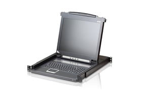 ATEN CL1000M-ATA-AG konsola rackowa 43,2 cm (17") Czarny 1U