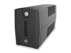 Conceptronic ZEUS01E USV-Anlage, Line-Interactive-Technologie, 0,65 kVA, 360 W, 4 x Netzsteckdose