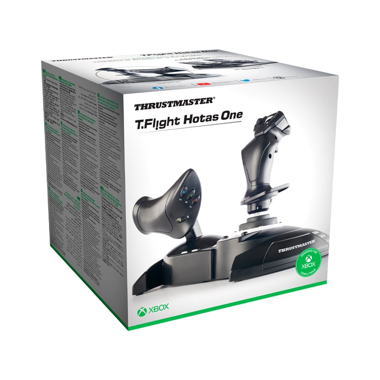 Thrustmaster T.Flight Hotas One Czarny USB Flight Sim Analogowa/Cyfrowa PC, Xbox One, Xbox One S, Xbox One X
