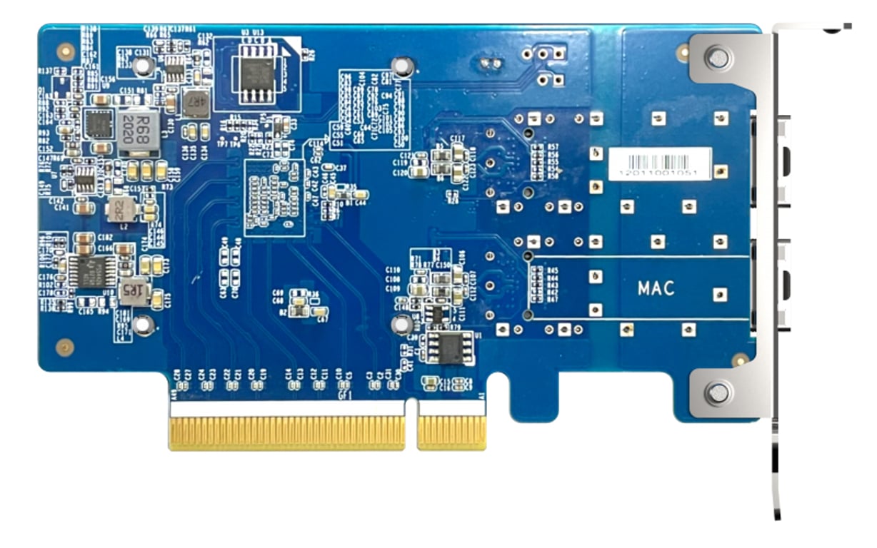 QNAP QXG-25G2SF-CX6 karta sieciowa Wewnętrzny Włókno 25000 Mbit/s