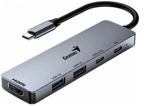 Genius UH-500 USB Type-C Srebrny