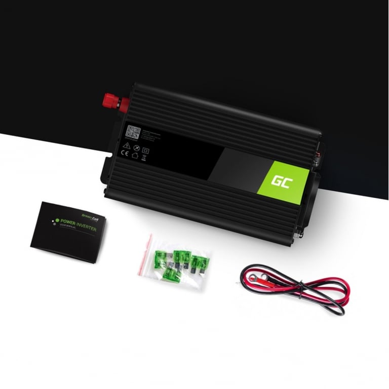 Green Cell INV23 adapter zasilający/ inwentor Automatyczna 1000 W Czarny