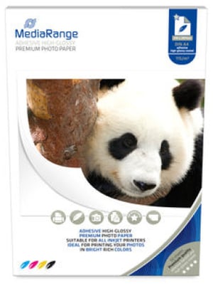 MediaRange MRINK119 fotopapper A4 Vitt Hög glans