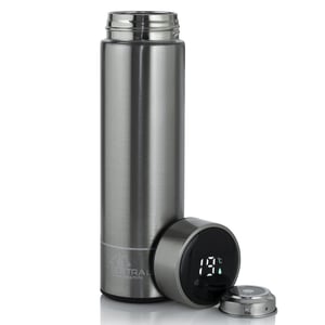 Extralink Smart Travel Mug – termomugg i silver med LED-display