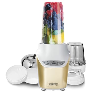 Camry Premium CR 4071 mixer 1 l Sportmixer 1000 W Guld, Transparent, Vit