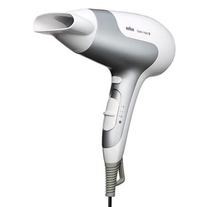 Braun Silk-épil 5 HD580 hårtork 2500 W Silver, Vit