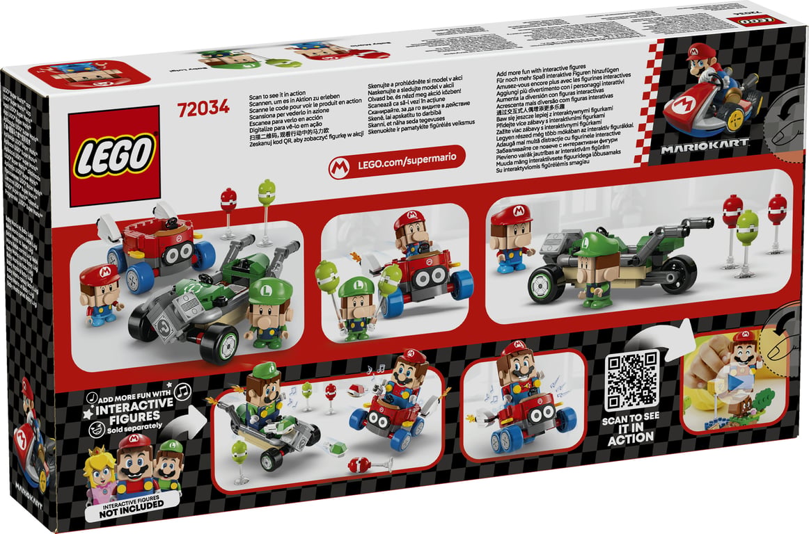 LEGO Super Mario Mario Kart™ – Baby Mario kontra Baby Luigi