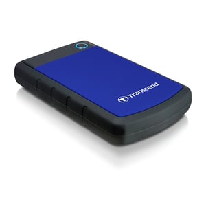 Transcend 1 TB StoreJet 25H3 extern hårddisk 5400 RPM 2,5" Micro-USB B 3.2 Gen 1 (3.1 Gen 1) Svart, Blå