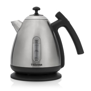 Tristar WK-3403 Wasserkocher 1,7 l 2200 W Schwarz, Edelstahl