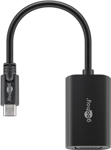 Goobay 51776 externe USB-Grafikkarte 1920 x 1080 px Schwarz