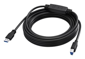 Vision TC 5MUSB3.0+/BL kabel USB USB 3.2 Gen 1 (3.1 Gen 1) 2 m USB A USB B 5 Gbit/s Czarny
