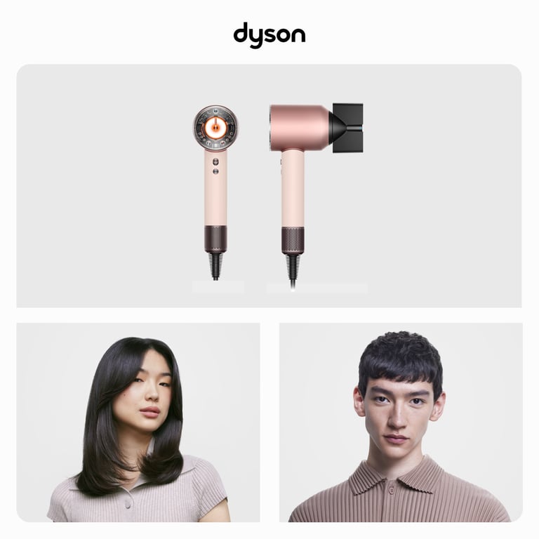Dyson Supersonic Nural suszarka do włosów 1600 W Różowy, Złoto różowe