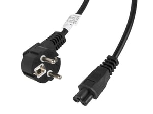 Lanberg CA-C5CA-11CC-003-BK strömkabel Svart 3 m C5-panel CEE7/7