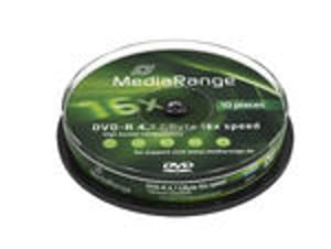 MediaRange MR452 DVD-skiva 4,7 GB DVD-R 10 st.