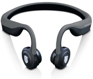 Lenco HBC-200GY Kopfhörer/Headset, kabellos, Nackenbügel, Sport, Micro-USB, Bluetooth, schwarz