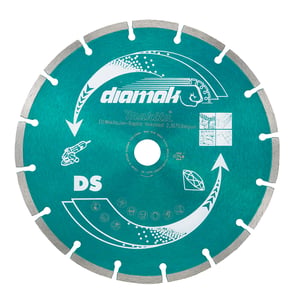 Makita D-61145 Diamantsägeblatt 23 cm Diamantsägeblatt für Segmentkanten