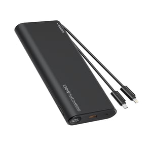 VEGER TC130 Lithium-Ionen-Powerbank (Li-Ion) 25000 mAh Schwarz