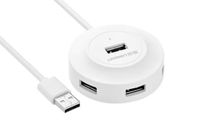 Ugreen 20270 USB-hubbar och -koncentratorer, vit