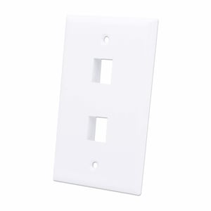 Intellinet 163293 Outlet and Switch Frame, White