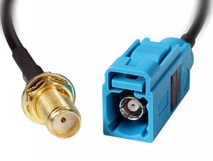 DeLOCK 88583 Koaxialkabel 0,2 m Schwarz