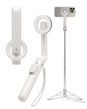Spigen MagSafe Tripod Selfie Stick for Smartphones, Beige