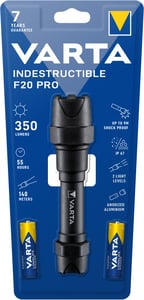 Varta Indestructible F20 Pro Schwarz LED-Taschenlampe