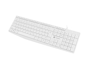 NATEC NAUTILUS klawiatura Dom/Biuro USB QWERTY Amerykański międzynarodowy Biały