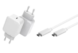 CoreParts MBXUSB-AC0013 Ladegerät für mobile Geräte, universell, weiß, Wechselstrom, Schnellladung, intern