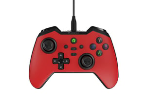 GENESIS Mangan 300 Red USB Gamepad (Analog/Digital) for Android, Nintendo Switch, and PC
