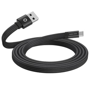 Mobile Origin MCF-USBA-1M-BLK kabel USB USB 2.0 USB C 0,48 Gbit/s Czarny