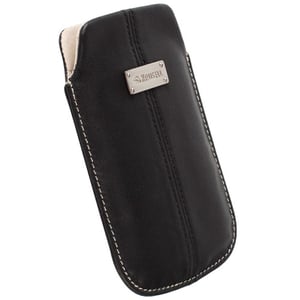 Krusell Luna Handyhülle, verschließbares Etui, schwarz