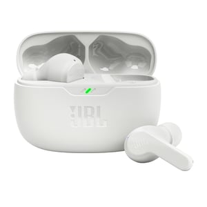 JBL Wave Beam Zestaw słuchawkowy True Wireless Stereo (TWS) Douszny Połączenia/Muzyka/Sport/Codzienność Bluetooth Biały