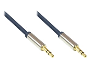 Alcasa GC-M0040 1.5 m 3.5 mm Audio Cable, Blue