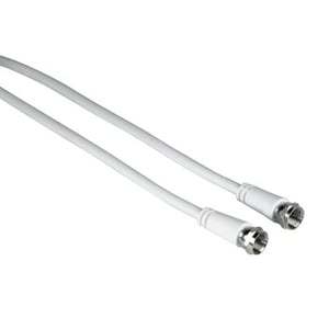 Hama 00011898 3 m Coaxial Cable F M White