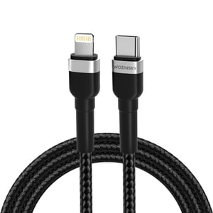 Wozinsky 5907769308758 kabel Lightning 1 m Czarny