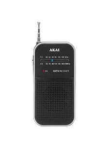 Akai APR-350 Radio, tragbar, analog, schwarz