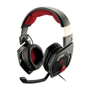 Thermaltake SHOCK 3D 7.1 Kopfhörer-Set, kabelgebunden, Gaming-Kopfbügel, schwarz, rot