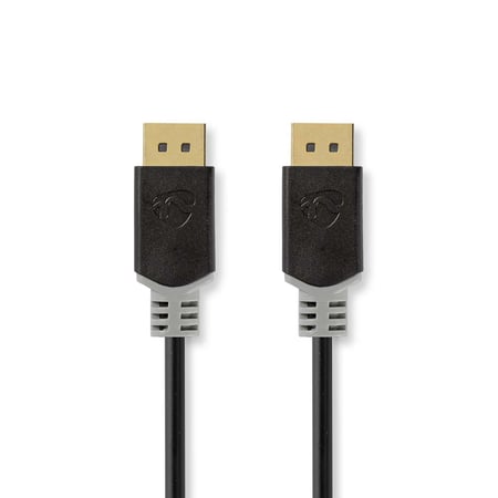 Nedis CCBW37014AT30 kabel DisplayPort 3 m Antracyt, Szary